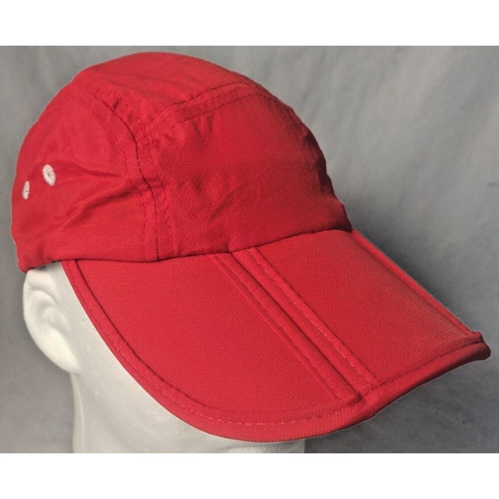 FITKICKS Folding Adjustable Strapback Running/Cycling Hat/Cap-EXCELLENT!
